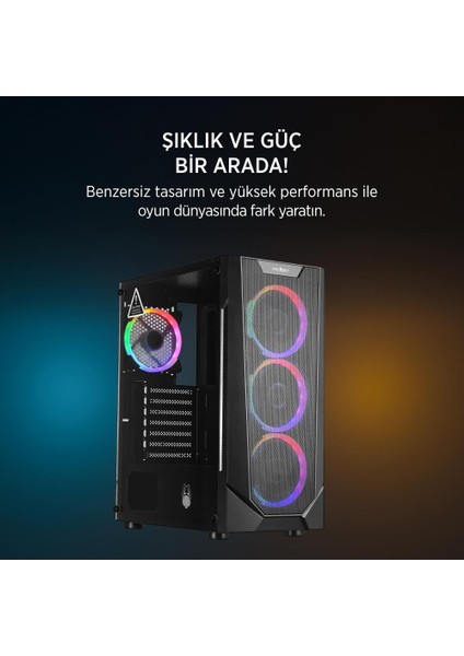 Helıx H800 4xrbw Atx 550W Gamıng Kasa indirimleri