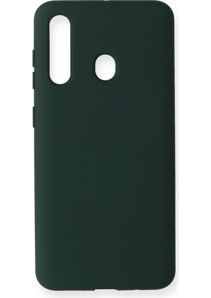 Ieg Samsung Galaxy M40 Kılıf Nano Içi Kadife Silikon - Koyu Yeşil