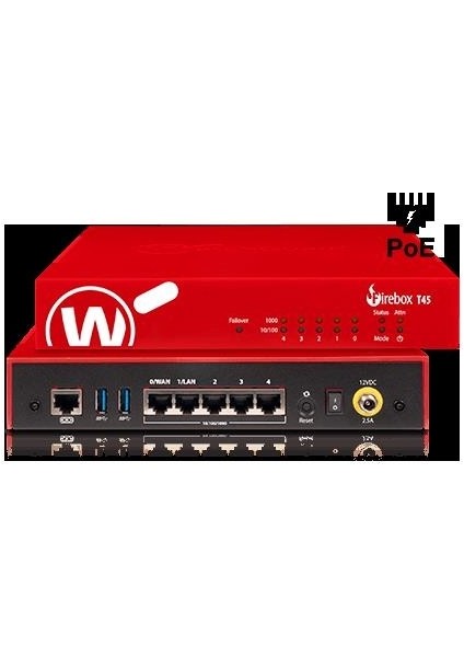 Watchguard Fırebox T45-POE + 1 Yıl Lısans Ucretsız Kurulum Destegı