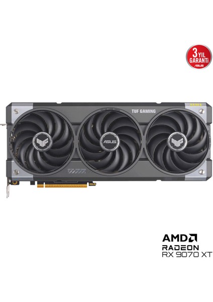 Asus TUF-RX9070XT-O16G-GAMING Amd Radeon RX9070XT 16GB Gddr6 256BIT Oc 1xhdmı 3xdp Rgb Ekran Kartı fiyatları