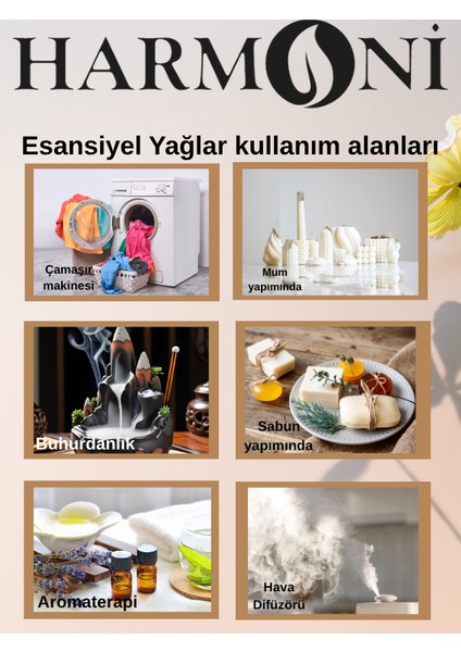 Amber Esansiyel Uçucu Koku 10ML Difüzör Esansı Buhurdanlık Yağı ve Oda Kokusu 3'lü Set modelleri