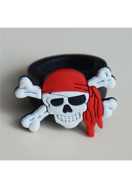 Ieg® Kuru Kafa Şekilli Çocuk Uyumlu Plastik Korsan Yüzüğü (4887)