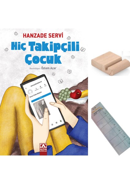 Hiç Takipçili Çocuk / Hanzade Servi / 5. ve 6. Sınıf / 10-12 Yaş Hikaye+Tablet Tutucu+Takip Ayracı