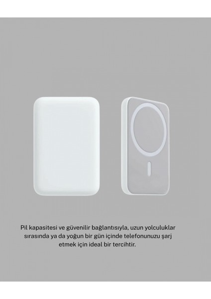 Magsafe 15W Kablosuz Hızlı Şarj, Lightning Girişli Taşınabilir Batarya fırsatları