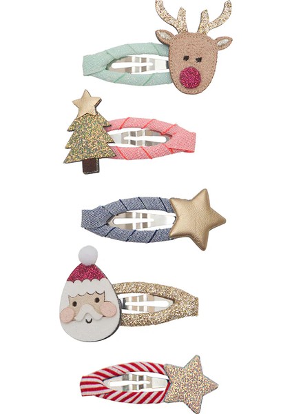 Mimi & Lula Santa & Rudolph Mini 5'li Toka