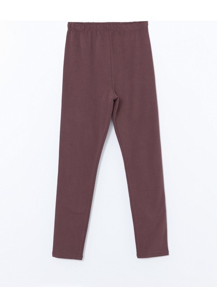 Yeni Sezon Beli Lastikli Basic Kız Çocuk Tayt