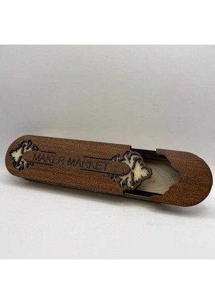 1 Adet Çekmeceli Tesbih Kutusu - Ceviz Model modelleri