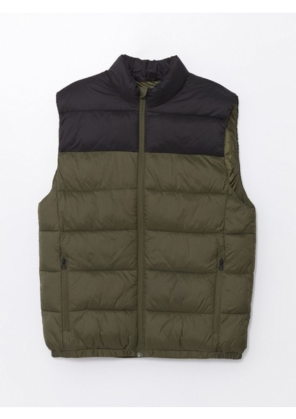 Yeni Sezon Slim Fit Dik Yaka Erkek Şişme Yelek