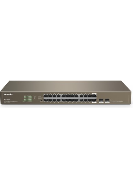 Tenda TEG1024F 24 Port 10/100/1000 2 x Sfp Yonetılemez Rack Mount Swıtch