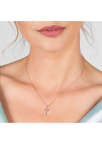 Zirkon Taşlı Altın Renk Isme Özel Yazılı 925 Ayar Gümüş Kalbimin Yarısı Kolye fırsatları