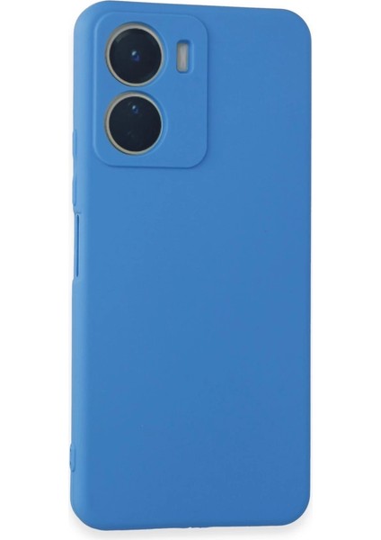 Vivo Y16 Kılıf First Silikon - Mavi