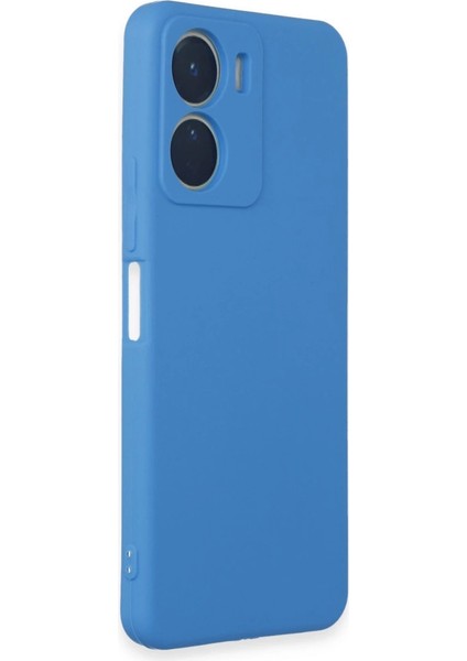 Vivo Y16 Kılıf First Silikon - Mavi fiyatları