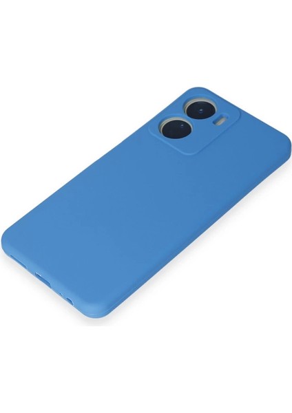 Vivo Y16 Kılıf First Silikon - Mavi fırsatları