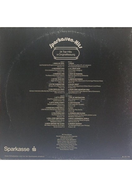 Various – Rock-Oldies Lp fiyatları