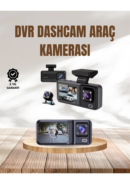 Wi-Fi Destekli Araç Kamerası: 2.7” Ekran, 128GB Destek ve Ir Gece Görüş