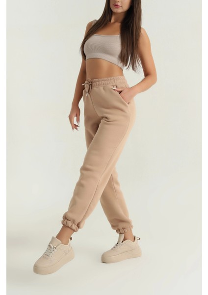 Lvsqvr 3 Iplik Şardonlu Paça Lastikli Eşofman Bisküvi İS001 (Beden: M) fiyatları