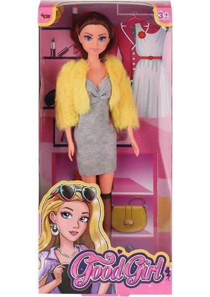 Oyuncak 29 cm Kurk Ceketli Elbiseli Bebek 48 Pcs VRD-WG-115519-20