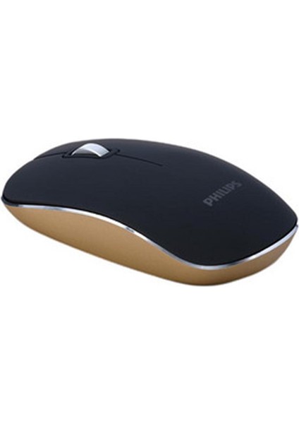 SPK7323-93 Black And Gold Kablosuz Sessiz Optik Mouse