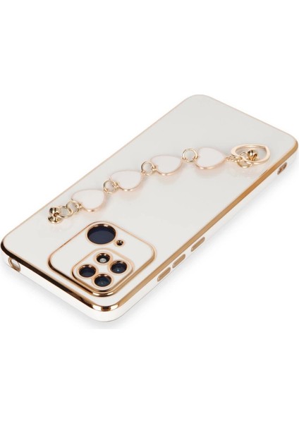 Xiaomi Redmi 10C Kılıf Esila Silikon - Beyaz modelleri