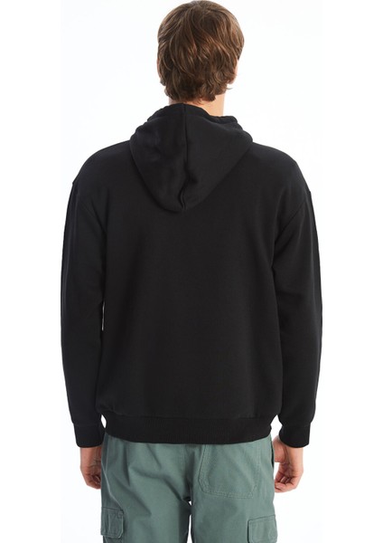 Yeni Sezon Uzun Kollu Baskılı Erkek Kalın Hoodie fırsatları