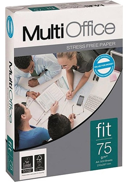Fotokopi Kağıdı 500 Lü A4 75 gr (Stressiz Kağıt)