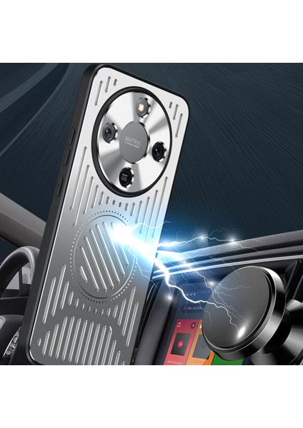 Honor X9D/X70 Kılıfı, Manyetik Metal Isı Dağıtıcı Koruyucu Kılıf-Mavi (Yurt Dışından) fırsatları