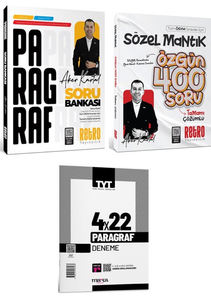 2026 Tüm Ösym Sınavları Için Paragraf ve Sözel Mantık Muhteşem Soru Bankası Seti