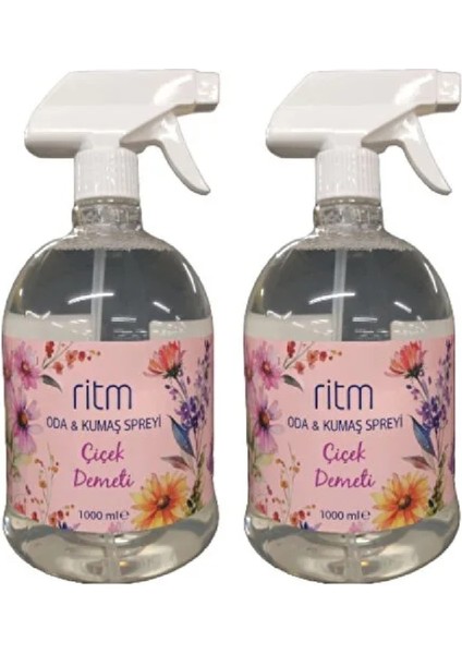 Oda&kumaş Spreyi Çicek Demeti 1000ML x 2 Adet