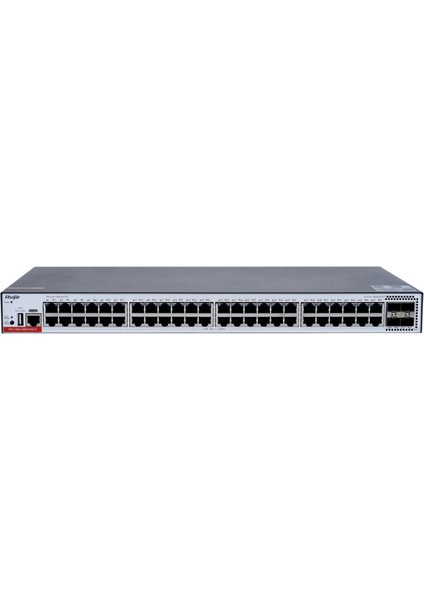 Ruıjıe RG-CS83-48GT4XS-P 48 Port 10/100/1000 48 Port Poe 4-Port 1G/10G Sfp+ 405W Layer 3 Yönetilebilir Rack Mount Swıtch