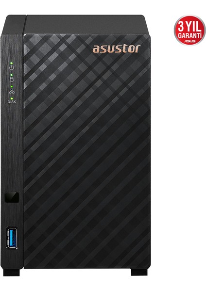 Asustor AS1102TL 1gb 2 Bay 1xglan Depolama Ünitesi