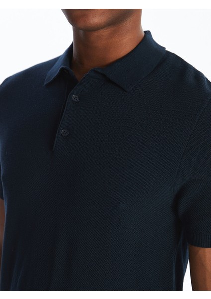 Yeni Sezon Polo Yaka Kısa Kollu Erkek Triko Kazak fırsatları