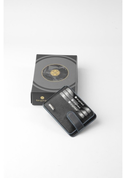 Hakiki Deri Minimalist Kartlık – 2521 - Siyah/parlement modelleri