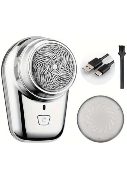 Ieg® Shaver P-10 K-10 Mi̇ni̇ Taşinabi̇li̇r Sifir Sakal Traş Maki̇nesi̇ USB Şarjli (4887)