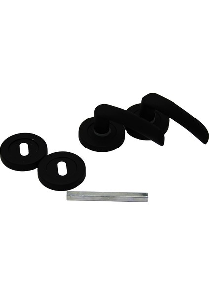 Ieg® Çeli̇kel Eri̇ş-10 Ameri̇kan Oda Kapi Kolu Si̇yah (4887)