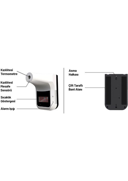 Uranıum Wtt1 K3 Duvar Tipi Otomatik Ateş Ölçer modelleri