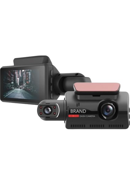 Lvsqvr 3 Inç IPS Ekranlı Full Hd Araç Kamerası – Wifi, Gece Görüş ve Hareket Algılama Özellikli Dashcam
