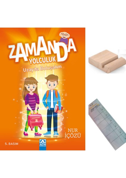 Zamanda Yolculuk -Uzayda Buluşalım / Nur Içözü /4. Sınıf / 9-10 Yaş Hikaye +Tablet Tutucu