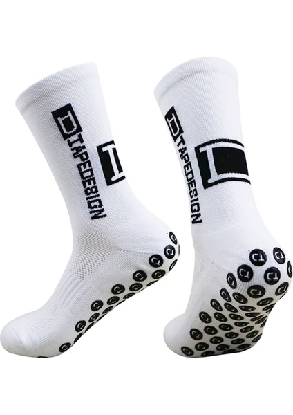 Kaydırmaz Silikon Tabanlı Futbol Çorabı Kauçuk Havlu Taban Dikişsiz Maç Sporcu Tozluk Halı Saha Maç fırsatları