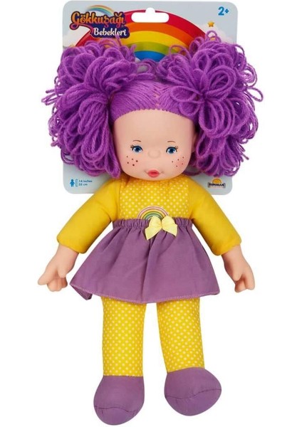 Oyuncak Gökkuşağı Bebekleri Dolgu 35 cm 4 Renk