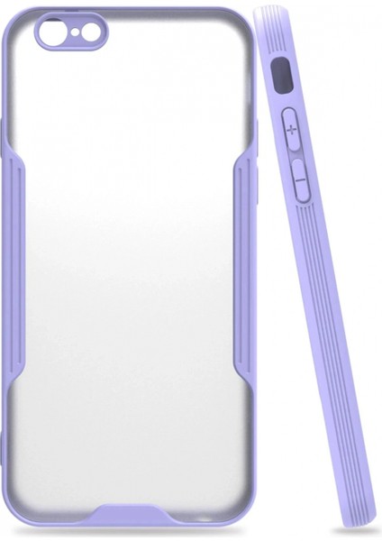 Ieg iPhone 6 Kılıf Platin Silikon - Lila