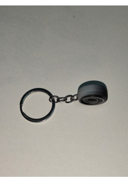 Anahtarlık Halka Oynar Çember Siyah Beyaz modelleri