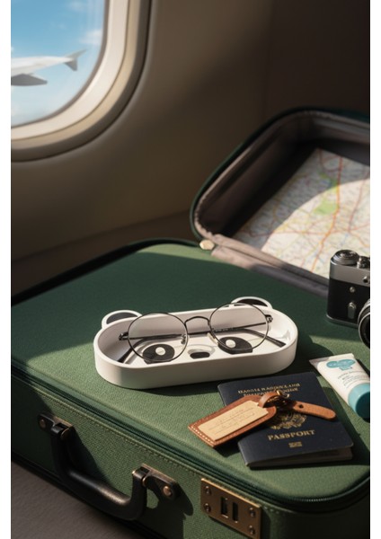 Sevimli Panda Gözlük ve Eşya Tutucu Çok Amaçlı Organizer | Dekoratif Masaüstü Gözlük Standı fiyatları