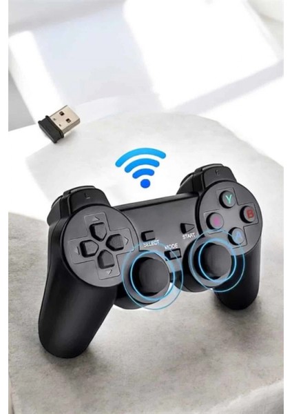 Game Stick 2000 Oyunlu 2.4g Kablosuz Çift Kol Yüksek Hassasiyetli Wireless