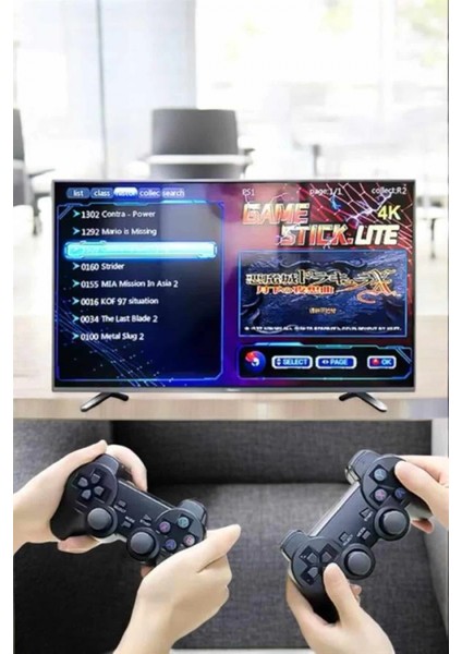 Game Stick 2000 Oyunlu 2.4g Kablosuz Çift Kol Yüksek Hassasiyetli Wireless indirimleri