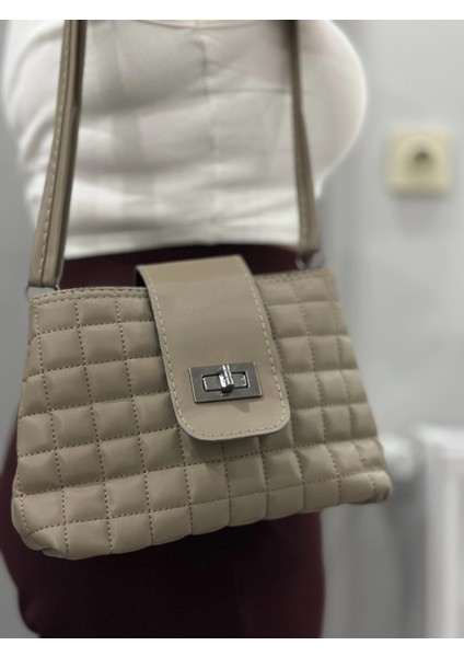 Nrtmsa Kapaklı Kapitone Vizon Cilt Çanta (Beden: Standart) fiyatları