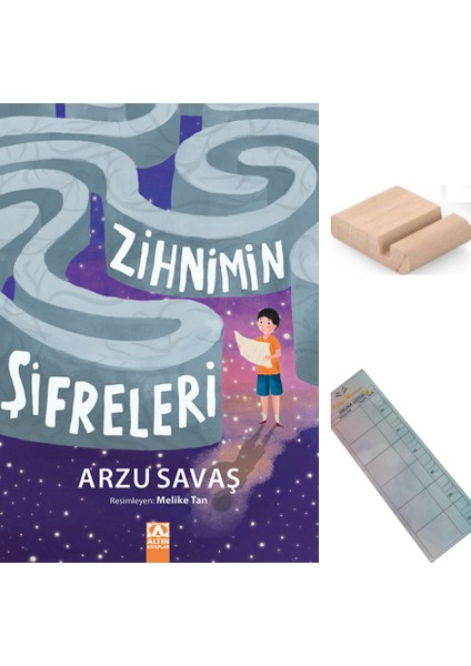 Zihnimin Şifreleri / Arzu Savaş / 3. Sınıf / 8-9 Yaş Hikaye+Tablet Tutucu+Takip Ayracı