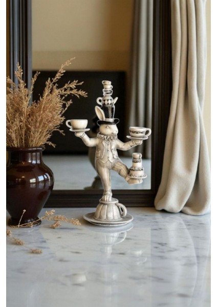 Dekoratif Büyük Tavşan Biblo