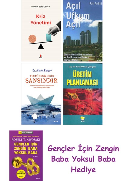 Kriz Yönetimi + Açıl Ufkum Açıl + Tecrübesizliğin Şansındır + Üretim Planlaması