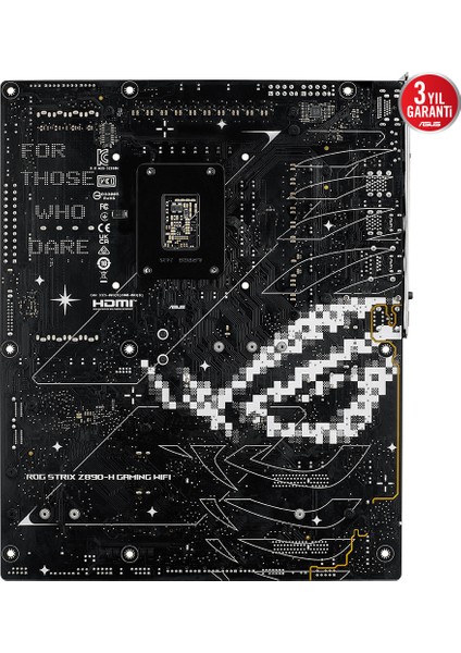 Asus Rog Strıx Z890-H Gamıng Wıfı 4x Ddr5 Dp/hdmı 4x M.2 1x 2.5glan/wıfı7/bt Usb4 1851P Anakart modelleri