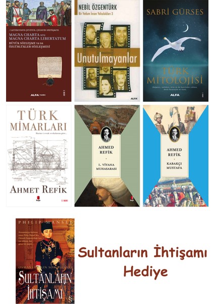 6 Kitaplık Tarih Seti + Sultanların Ihtişamı